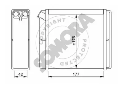 Теплообменник, отопление салона SOMORA купить