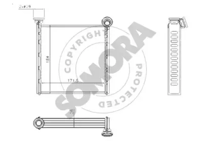 Теплообменник, отопление салона SOMORA купить