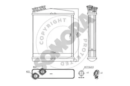 Теплообменник, отопление салона SOMORA купить