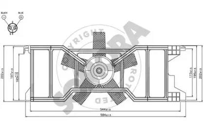 Вентилятор, охлаждение двигателя SOMORA купить