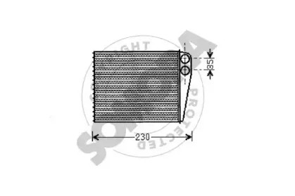 Теплообменник, отопление салона SOMORA купить
