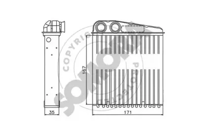 Теплообменник, отопление салона SOMORA купить