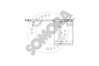 Теплообменник, отопление салона SOMORA купить