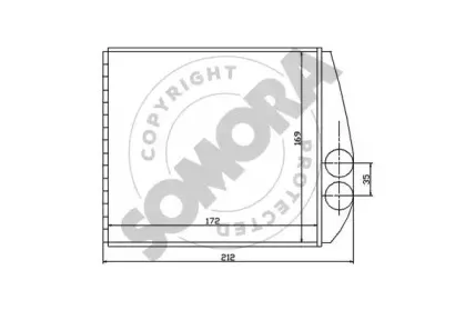 Теплообменник, отопление салона SOMORA купить