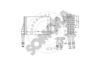 Теплообменник, отопление салона SOMORA купить