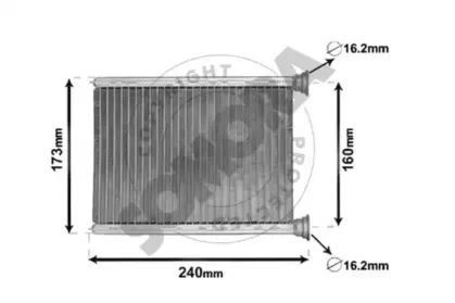 Теплообменник, отопление салона SOMORA купить