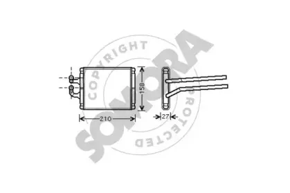 Теплообменник, отопление салона SOMORA купить