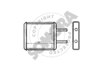 Теплообменник, отопление салона SOMORA купить