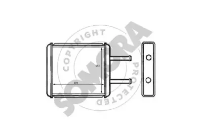 Теплообменник, отопление салона SOMORA купить