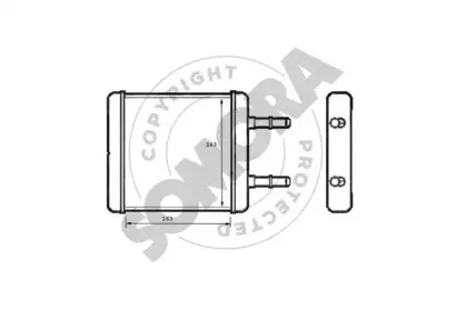 Теплообменник, отопление салона SOMORA купить