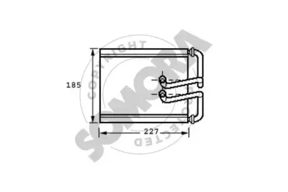 Теплообменник, отопление салона SOMORA купить