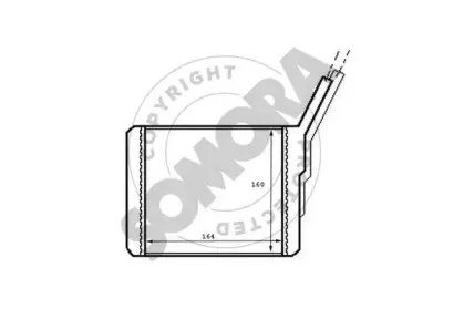 Теплообменник, отопление салона SOMORA купить