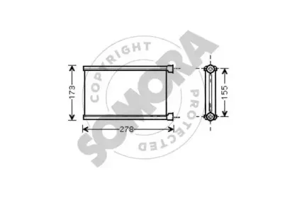 Теплообменник, отопление салона SOMORA купить