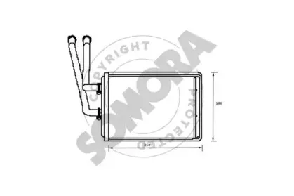 Теплообменник, отопление салона SOMORA купить