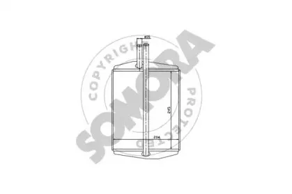 Теплообменник, отопление салона SOMORA купить