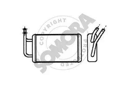 Теплообменник, отопление салона SOMORA купить