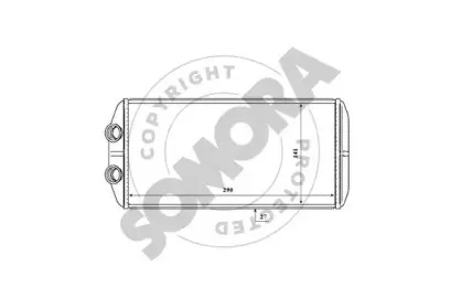 Теплообменник, отопление салона SOMORA купить