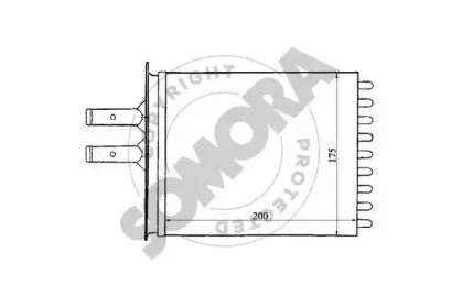 Теплообменник, отопление салона SOMORA купить