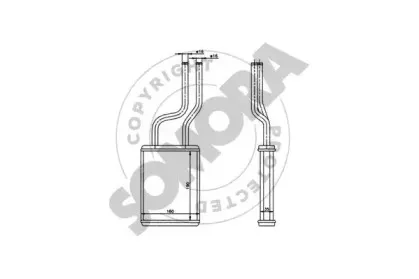 Теплообменник, отопление салона SOMORA купить