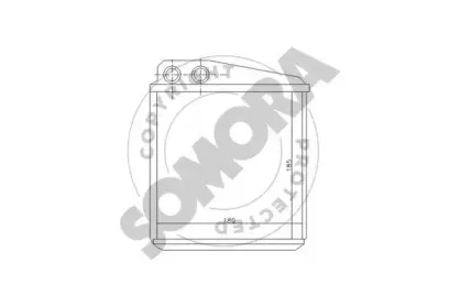 Теплообменник, отопление салона SOMORA купить