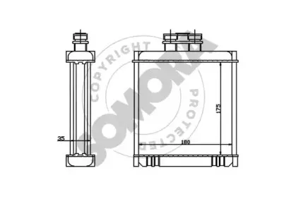 Теплообменник, отопление салона SOMORA купить
