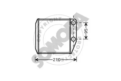 Теплообменник, отопление салона SOMORA купить