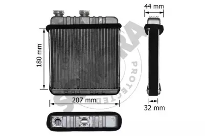 Теплообменник, отопление салона SOMORA купить
