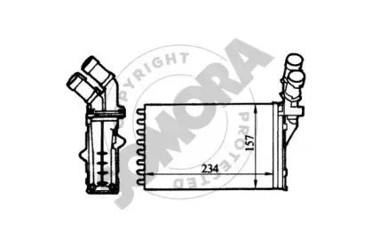 Теплообменник, отопление салона SOMORA купить