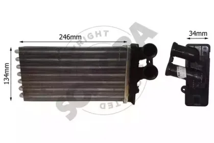 Теплообменник, отопление салона SOMORA купить