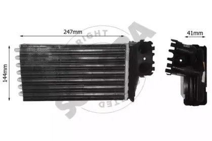 Теплообменник, отопление салона SOMORA купить