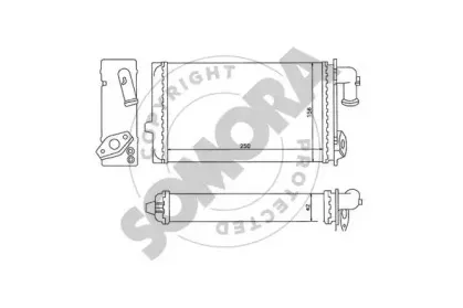 Теплообменник, отопление салона SOMORA купить