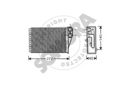 Теплообменник, отопление салона SOMORA купить