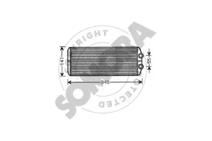 Теплообменник, отопление салона SOMORA купить