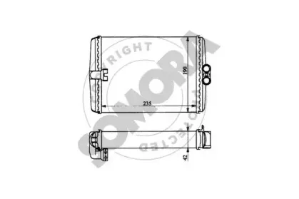 Теплообменник, отопление салона SOMORA купить