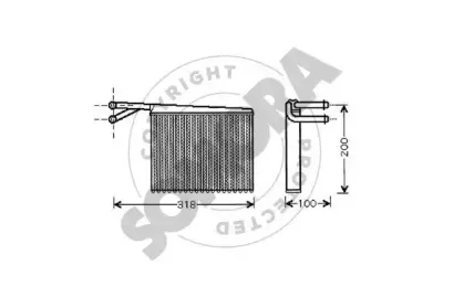 Теплообменник, отопление салона SOMORA купить