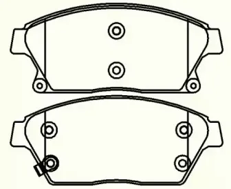Комплект тормозных колодок, дисковый тормоз NATIONAL купить