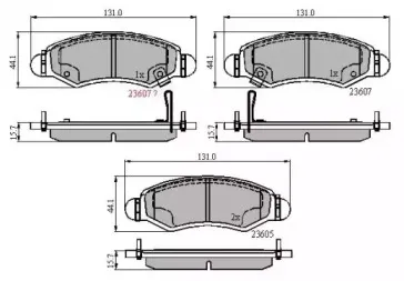 Комплект тормозных колодок, дисковый тормоз NATIONAL купить