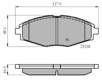 Комплект тормозных колодок, дисковый тормоз NATIONAL купить