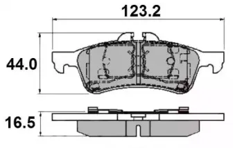 Комплект тормозных колодок, дисковый тормоз NATIONAL купить