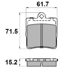 Комплект тормозных колодок, дисковый тормоз NATIONAL купить