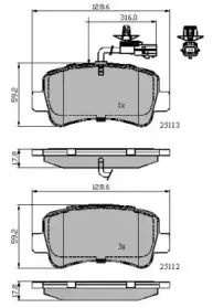Комплект тормозных колодок, дисковый тормоз NATIONAL купить