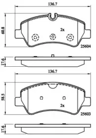 Комплект тормозных колодок, дисковый тормоз NATIONAL купить