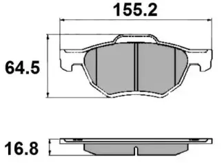 Комплект тормозных колодок, дисковый тормоз NATIONAL купить
