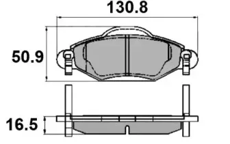 Комплект тормозных колодок, дисковый тормоз NATIONAL купить