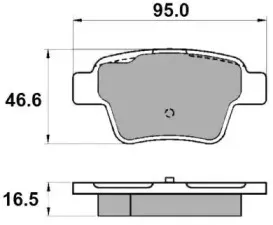 Комплект тормозных колодок, дисковый тормоз NATIONAL купить