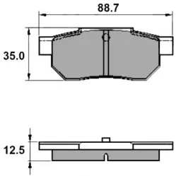 Комплект тормозных колодок, дисковый тормоз NATIONAL купить
