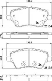 Комплект тормозных колодок, дисковый тормоз NATIONAL купить