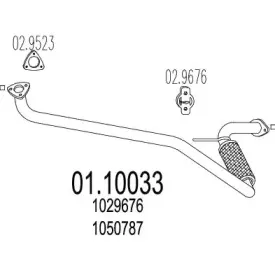 Труба выхлопного газа MTS купить