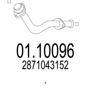 Труба выхлопного газа MTS купить