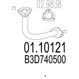 Труба выхлопного газа MTS купить